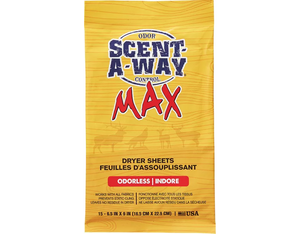 Scent-A-Way Max Dryer Sheets