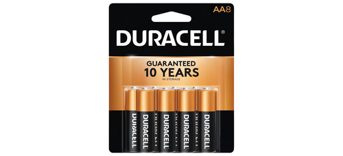 Duracell Coppertop AA Alkaline Batteries - 8-Pack