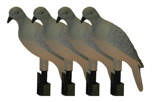 Mojo Clip on Dove Decoys Set of 4