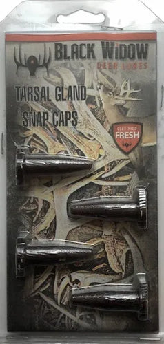 Black Widow Deer Lure Tarsal Glad Snap Cap 4 Pack