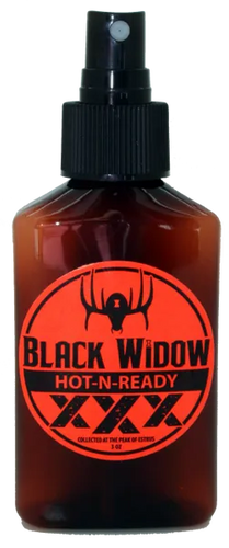 Black Widow Deer Lure Hot-N-Ready XXX 3oz Southern