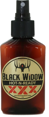 Black Widow Deer Lure Hot-N-Ready XXX Northern 3oz