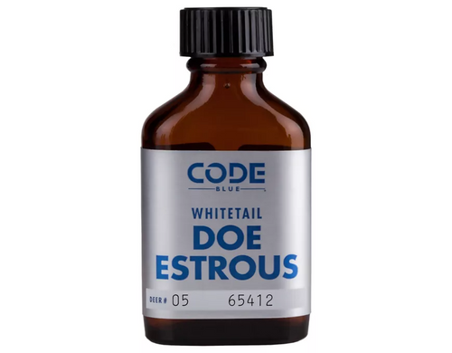 Code Blue Whitetail Doe Estrus Urine - Deer Attractant - 1 oz.