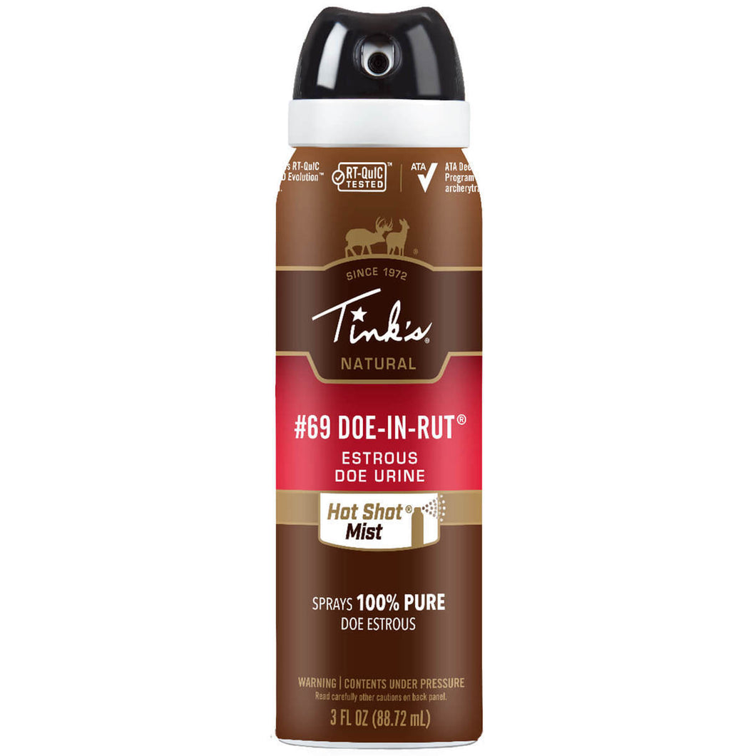 Tink's #69 Doe-In-Rut Hot Shot Mist - 3oz